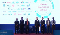 Đại diện các doanh nghiệp lớn tham gia Liên minh Chuyển đổi Số