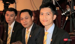 Các thành viên ngân hàng Nam Á tại lễ trao giải thưởng Chuyển đổi Số