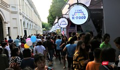 Rất đông người dân thủ đô đã tới tham dự Lễ hội văn hóa và ẩm thực Hàn - Việt 2019