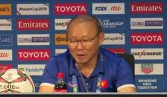 HLV Park Hang Seo nói rằng ông tạm hài lòng với kết quả trận đấu