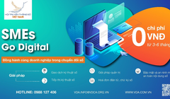 VIETNAM SMEs GO DIGITAL là chương trình hỗ trợ doanh nghiệp chuyển đổi số