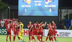 Thầy Park đã thua Thái Lan trong lần chạm trán thứ 4. Ảnh BTC.