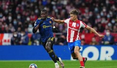 MU-Atletico Madrid 0-1. Ảnh AP.