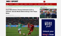 Bài viết trên tờ Bola Indonesia