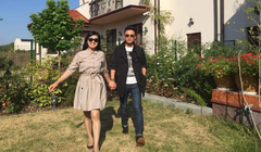 Diễn viên Hồng Đăng và vợ (ảnh: FBNV)