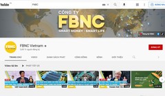 Nền tảng YouTube của công ty FBNC. (Ảnh chụp màn hình)