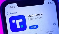 Ứng dụng mạng xã hội Truth Social chỉ cài được trên điện thoại Android và truy cập qua nền tảng web. Người dùng Android chưa thể tải về và cài đặt ứng dụng này (ảnh: Getty Images)