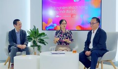 Các khách mời có ông Peter Phúc Huỳnh (Chủ tịch, Đồng sáng lập Cộng đồng CIO Việt Nam); bà Nguyễn Thị Quỳnh Trang (Giám đốc tư vấn, FPT Digital). Ông Vương Quân Ngọc (Giám đốc tư vấn, FPT Digital) trong vai trò người điều phối chương trình