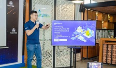 Ông Lê Hồng Đức - Trưởng phòng Giải pháp quảng cáo tại Haravan trình bày 