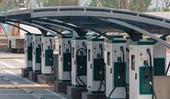 Một trạm sạc xe điện ở Trung Quốc