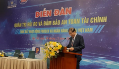 Ông Hoàng Quang Phóng phát biểu tại Diễn đàn. Ảnh AT