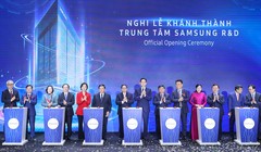 Lễ khánh thành Trung tâm R&D của Samsung tại Hà Nội đã diễn ra vào sáng nay (23/12)