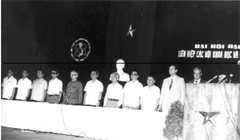 Cố Tổng Bí thư Nguyễn Văn Linh, cố Đại tướng Võ Nguyên Giáp và các đại biểu tham dự Đại hội