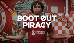 Đầu năm 2023, Premier League đã hợp tác với K+ để khởi động chiến dịch "Boot Out Piracy" (Đẩy lùi vi phạm bản quyền) trên các kênh truyền hình và kỹ thuật số tại Việt Nam