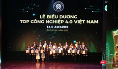 Các đơn vị được biểu dương tại chương trình TOP Công nghiệp 4.0 Việt Nam