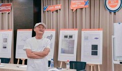 Jack Ma xuất hiện tại cuộc thi toán học thường niên của Alibaba (ảnh: SCMP)