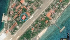 Hình ảnh quốc kỳ Việt Nam tại đảo Trường Sa Lớn trên Google Maps và Google Earth