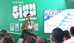 MC Đức Bảo giới thiệu về chương trình "Sinh viên thế hệ mới"