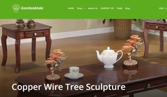 Mặt hàng cây tiểu cảnh trang trí được giới thiệu trên website Greenhandshake