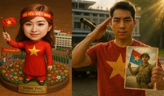 Ảnh chúc mừng đại lễ 30/4 do AI tạo ra