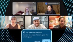 Tính năng dịch giọng nói trực tiếp hiện chỉ hỗ trợ tiếng Anh và Tây Ban Nha. Ảnh: Wall Street Journal.
