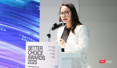 Bà Kim Ngọc Thanh Nga, Phó Giám đốc Trung tâm đổi mới sáng tạo quốc gia nói về vai trò của Trung tâm đối với giải thưởng