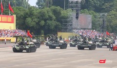 Dàn khí tài của Quân đội nhân dân Việt Nam trình diễn tại Đại lễ 