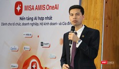 Ông Lê Hồng Quang, Tổng giám đốc MISA tại buổi ra mắt giải pháp MISA AMIS OneAI