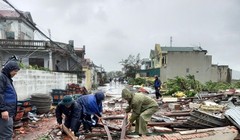 Bão số 10 (Bualoi) gây nhiều thiệt hại cho người dân. Ảnh: Ngày mới Online