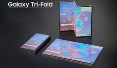 Ảnh dựng điện thoại gập ba của Samsung