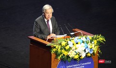 Tổng thư ký LHQ Antonio Guterres phát biểu tại sự kiện
