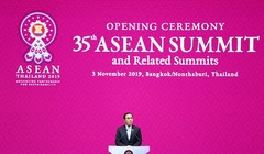 Thủ tướng Thái Lan Prayuth Chan-ocha phát biểu khai mạc Hội nghị (Ảnh: Reuters)