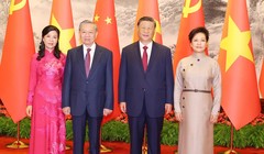 Lễ đón Tổng Bí thư, Chủ tịch nước Tô Lâm và Phu nhân tại Thủ đô Bắc Kinh