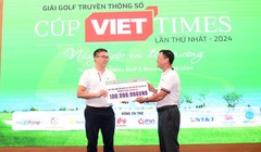 Những khoảnh khắc ấn tượng tại Giải golf Truyền thông số Cúp VietTimes “Nâng bước em đến trường”
