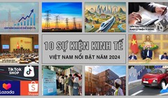 10 sự kiện kinh tế Việt Nam nổi bật năm 2024