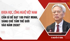 Khoa học, công nghệ Việt Nam cần gì để đạt 100 phát minh, sáng chế tầm thế giới vào năm 2030?