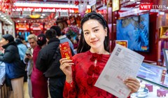 Vàng miếng SJC tăng nhẹ 400.000 đồng/lượng. Ảnh minh hoạ.