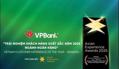 VPBank nhận giải thưởng Trải nghiệm khách hàng của năm 