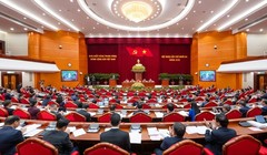 Quang cảnh phiên khai mạc Hội nghị lần thứ mười ba, Ban Chấp hành Trung ương Đảng khoá XIII. Ảnh: VGP 