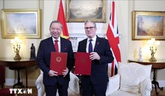 Tuyên bố chung nâng cấp quan hệ Việt Nam-Anh lên Đối tác Chiến lược toàn diện