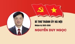 Infographic: Chân dung tân Bí thư Thành ủy Hà Nội Nguyễn Duy Ngọc