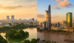 Mặt bằng giá nhà tại TP.HCM nhiều năm liền dẫn trước Hà Nội, nhưng cán cân đã bắt đầu nghiêng theo hướng ngược lại từ năm 2023. Ảnh minh họa