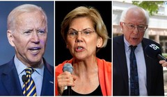 3 ứng cử viên đang dẫn đầu của Đảng Dân chủ (Ảnh: Getty)