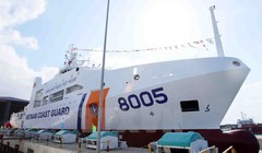 Tàu CBS 8005 vừa được bàn giao cho lực lượng cảnh sát biển Việt Nam