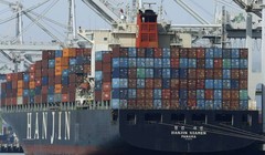 Tàu vận chuyển container của Hanjin - (Nguồn Internet)