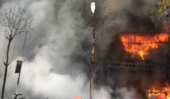 Cháy lớn tại quán Karaoke 68 Trần Thái Tông