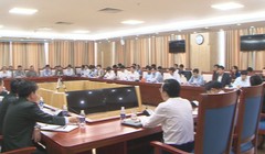 Thanh tra Bộ Kế hoạch đầu tư đã có buổi làm việc với UBND tỉnh Nghệ An- (Ảnh: Truyền hình Nghệ An).