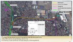 Sơ đồ và mô hình phối cảnh nhà ga tuyến metro tro số 4 b kết nối vào sân bay Tân Sơn Nhất: