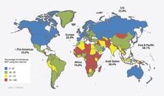 Trong năm 2016 vẫn có trên 50% dân số thế giới chưa được tiếp cận internet