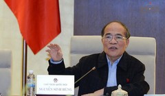 Chủ tịch Quốc hội Nguyễn Sinh Hùng.